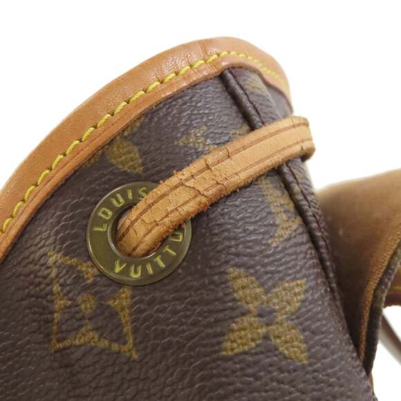 LOUIS VUITTON Authentic Brown Monogram Canvas Backpack main image 4